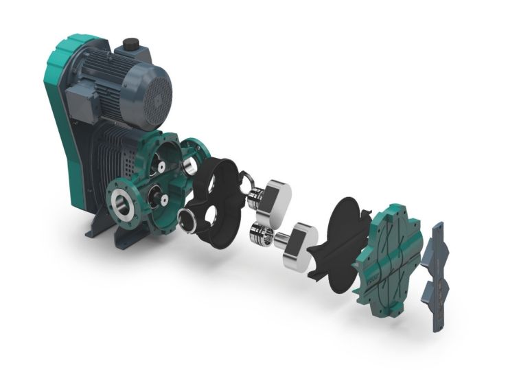 Netzch Lobe Rotor pumpe